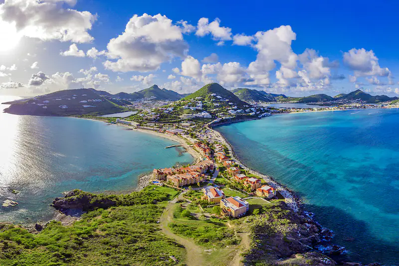 St Maarten coastline